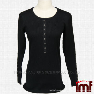 Camisola de Inverno com Design Mais Recente Camisola Formal Feminina